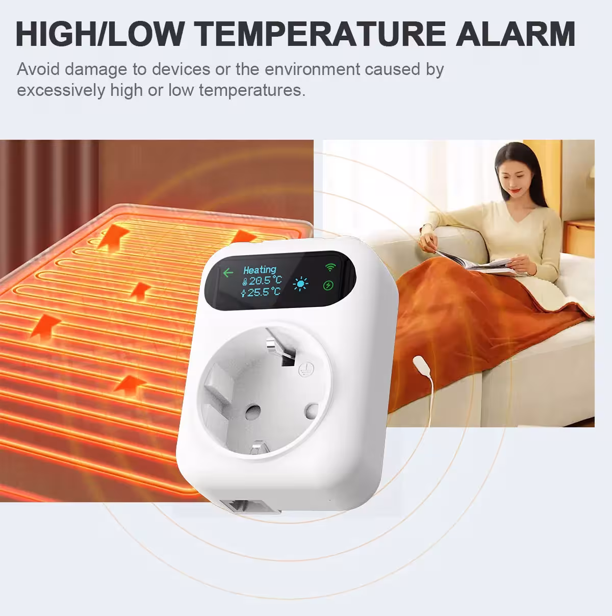 Prise WiFi avec thermostat